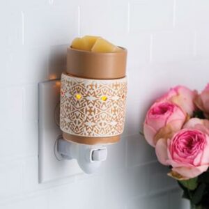 White Terracotta Pluggable Warmer