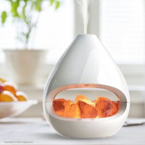 KIYOSHI Ultrasonic Salt Lamp Diffuser - Classic White