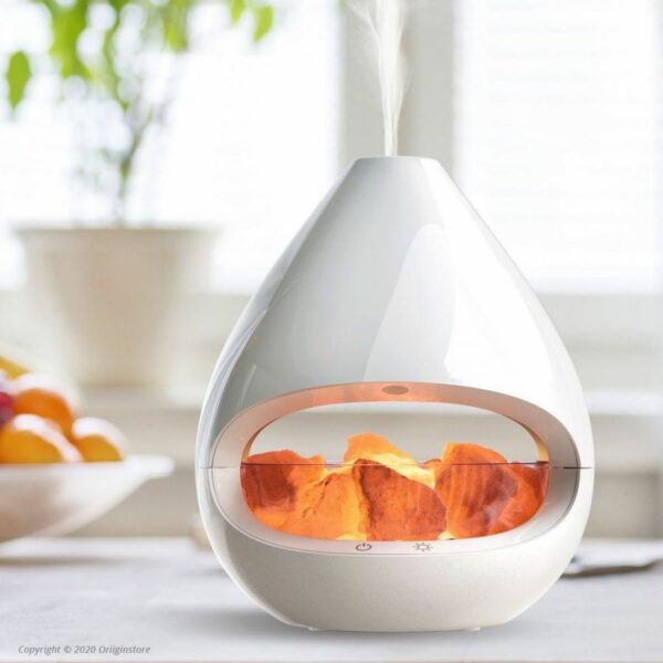 KIYOSHI Ultrasonic Salt Lamp Diffuser - Classic White