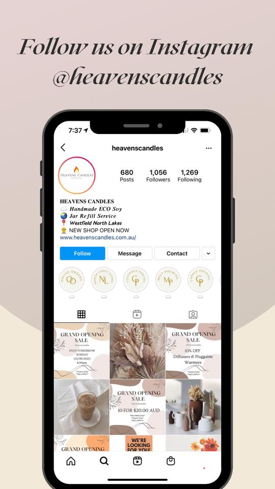 foolow us on instagram