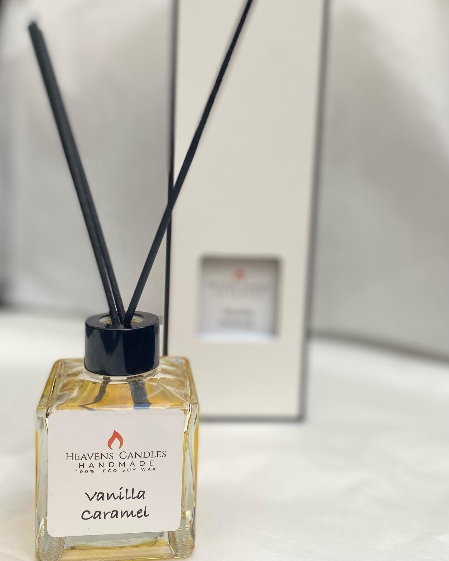 vanilla caramel reed diffuser